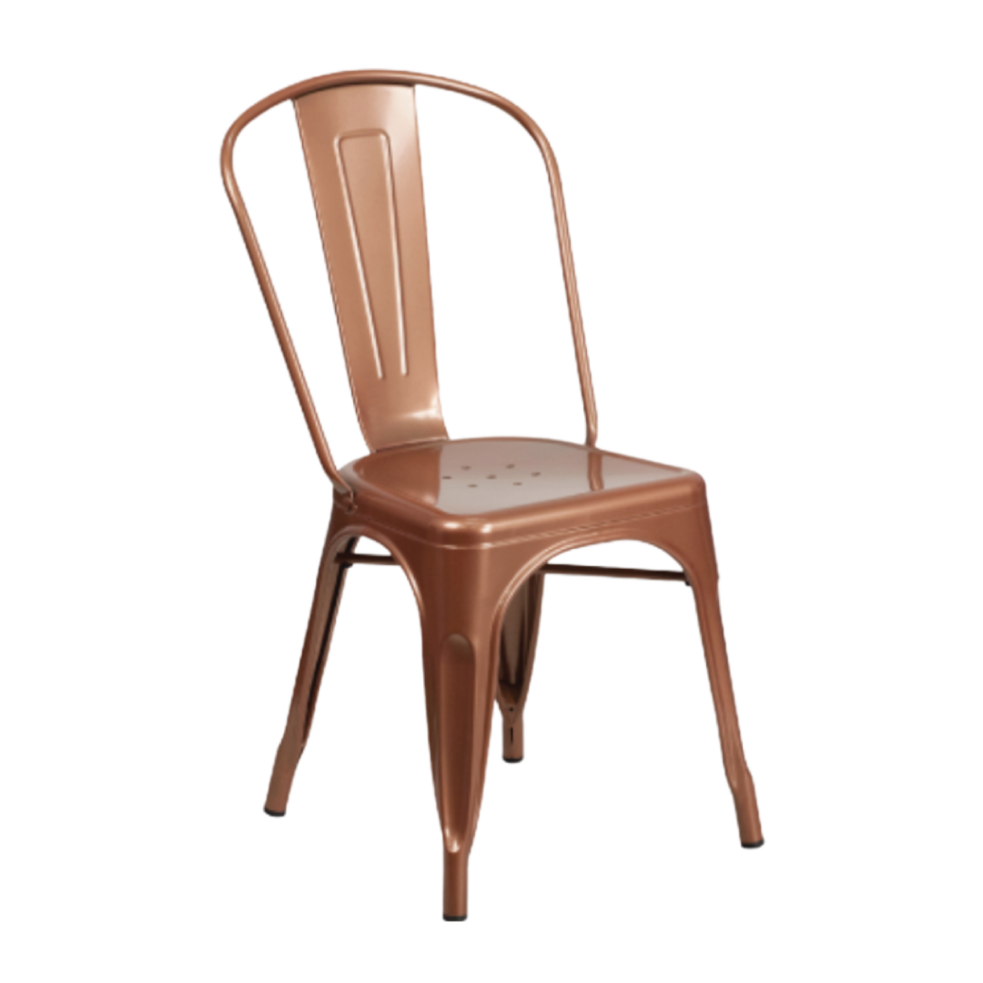 Copper Felix Dining Chair 13L X 14W X 33H