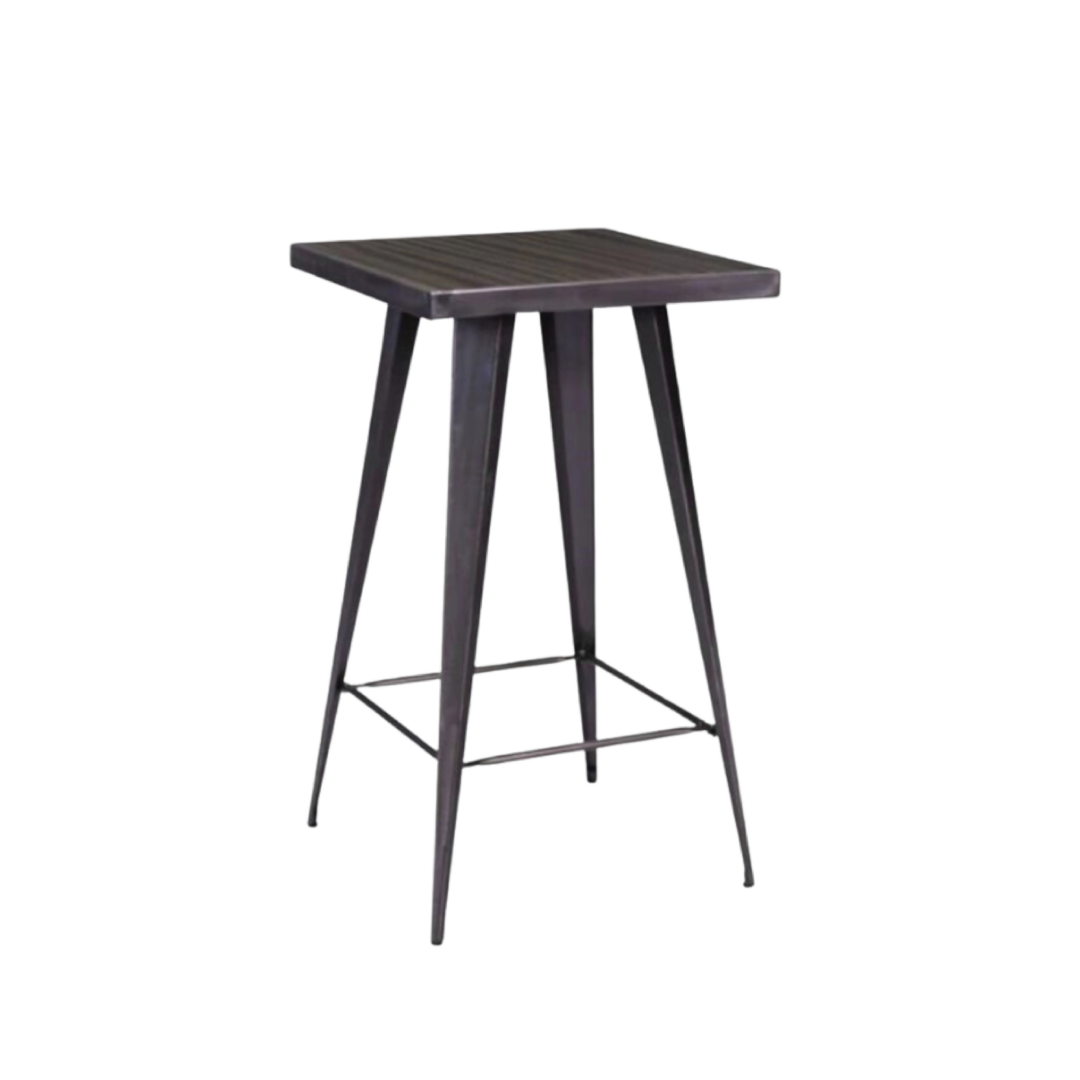 Gunmetal Bistro Table