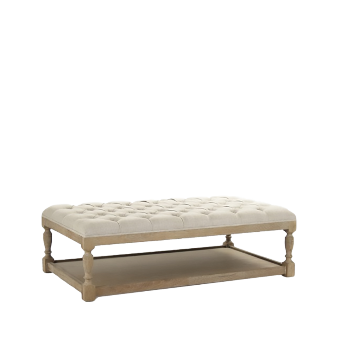 HOLLIS OTTOMAN 40L X 40W X 19H