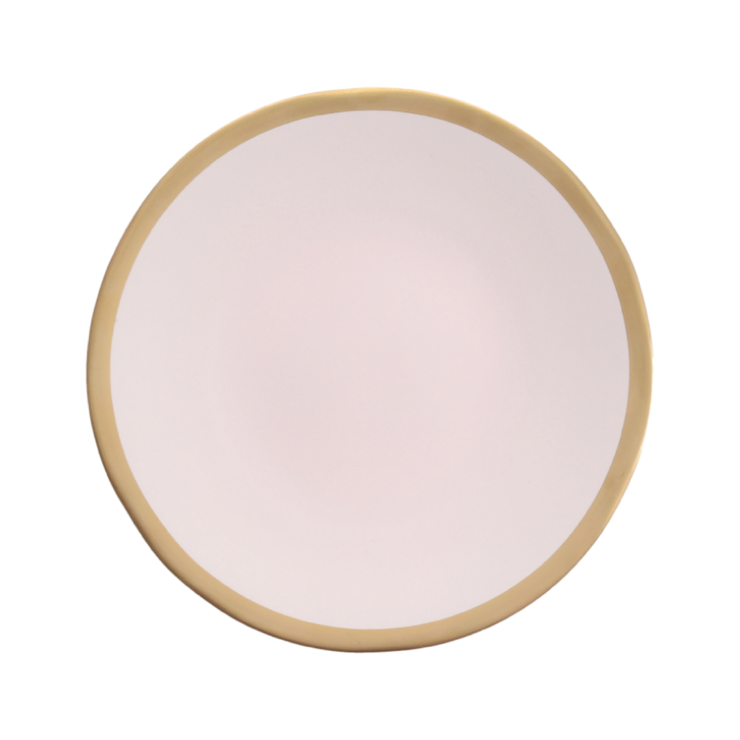 Heirloom Blush Gold Rim Charger AVAILABLE IN CHARGER PLATE 12