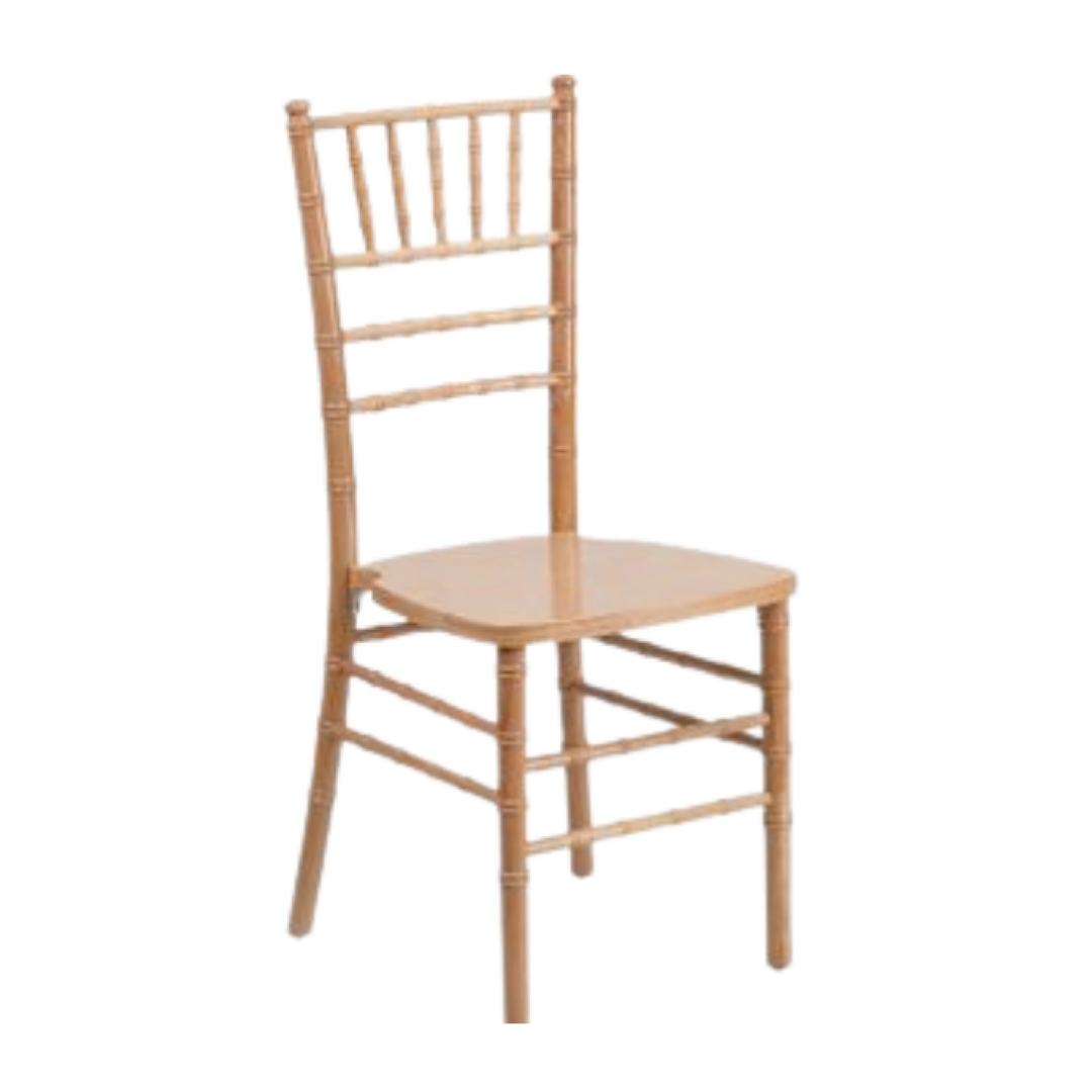 Natural Chiavari Chair 11L X 1175D X 25H CHAIR HEIGHT 12