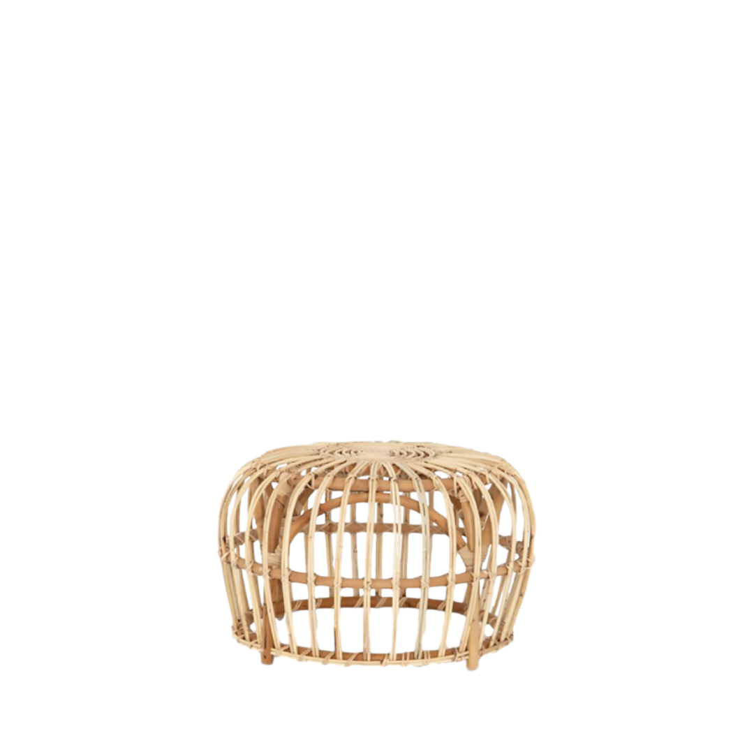 RATTAN OTTOMAN 275L X 275W X 165H