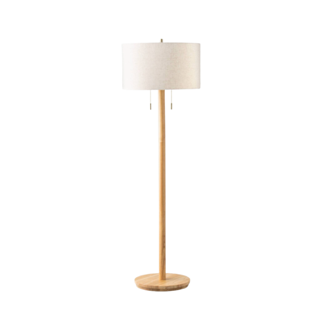 WOODEN FLOOR LAMP 19D X 605H