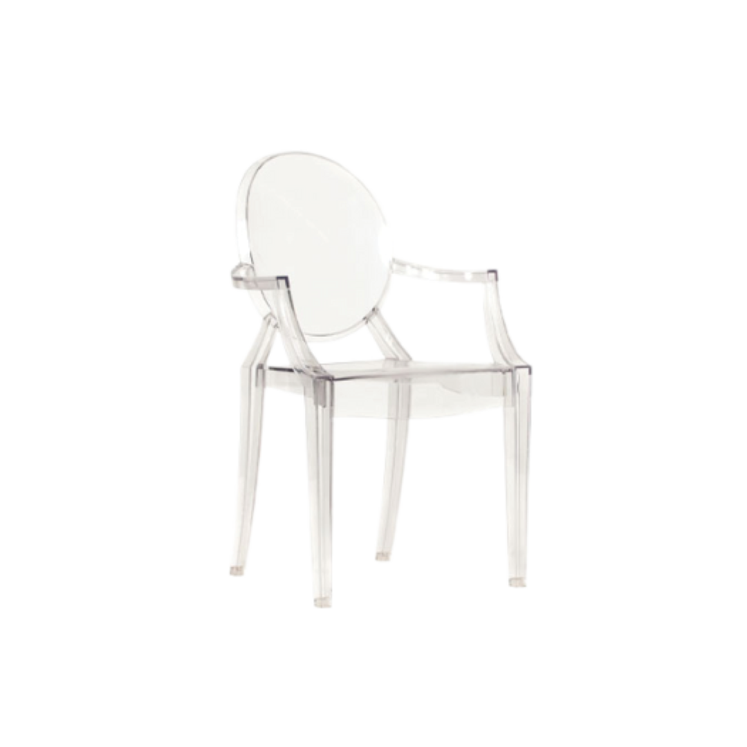 ghost armchair 22L X 21W X 38H